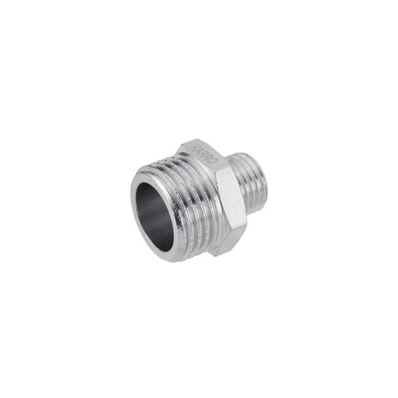 Ніпель перехідний Karro 1/2"х1/4" ЗЗ нікельований KR-3114