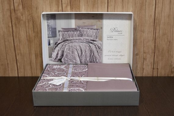Постільна білизна First Choice Cotton Satin 200х220 Delmor Lilac | Зображення 2