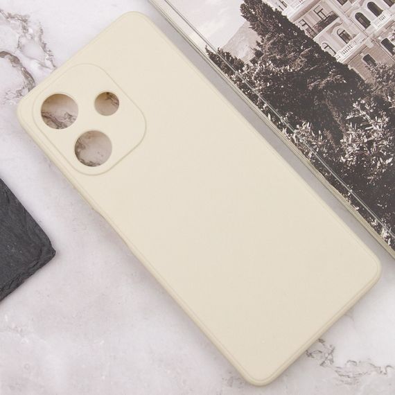 Силіконовий чохол Candy Full Camera для Infinix Hot 30 Play Бежевий / Antique White | Зображення 1