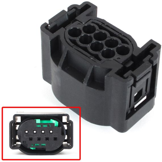 Корпус контактів AUDI, VW GOLF, VW TOURAN, SEAT TOLEDO, MERCEDES-BENZ 4F0972708 ауді БМВ сеат шкода | Зображення 1