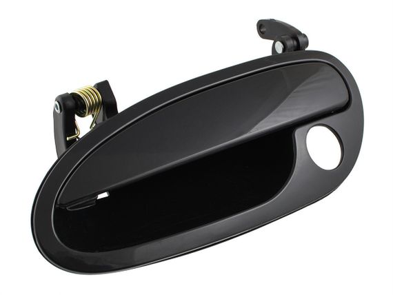 Opel Omega B (94-03) ліва чорна зовнішня передня ручка з отвором під ключ, Опель Омега Б