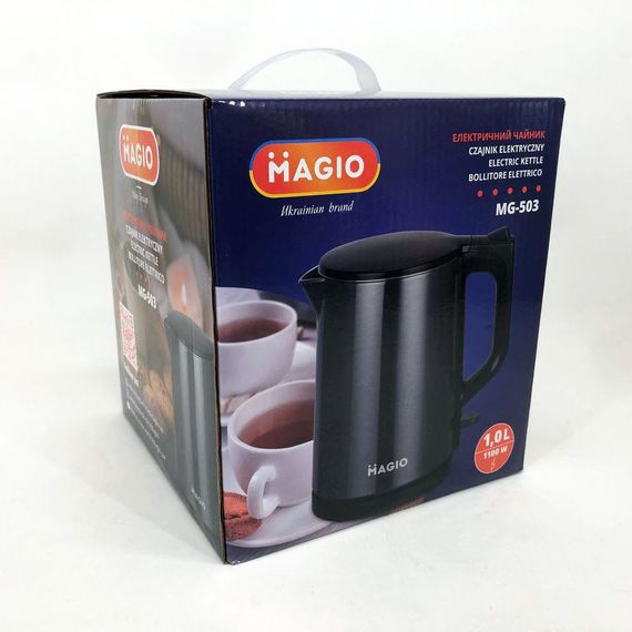 Красивый электрочайник MAGIO MG-503, Лучший бюджетный электрочайник, UT-240 Электрочайник чайный | Зображення 1