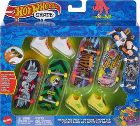 Набор фингербордов Хот Вилс Скейт Хафпайп Оригинал Hot Wheels Skate Half Pipe Pack
