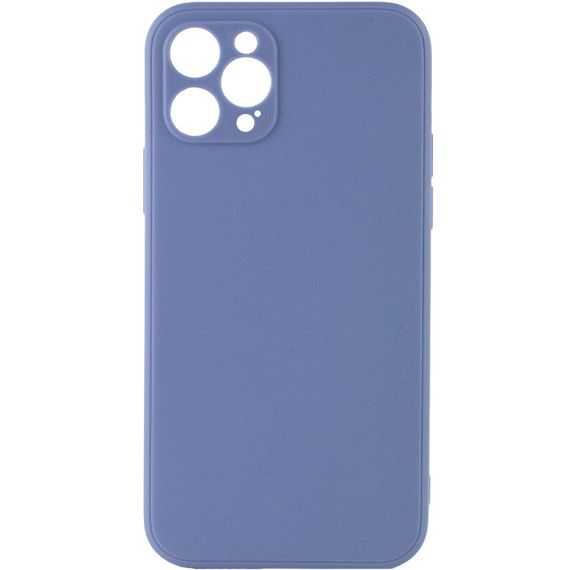 Силиконовый чехол Candy Full Camera для Apple iPhone 12 Pro Max (6.7") Голубой / Mist blue