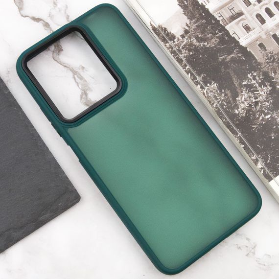 Чохол TPU+PC Lyon Frosted для Infinix Hot 40 Green | Зображення 1