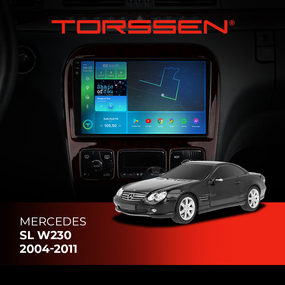 Штатна магнітола Torssen 2K Mercedes SL W230 04-11 F9432 4G Carplay DSP