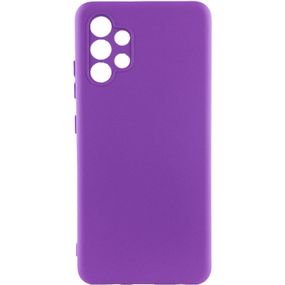 Чехол Silicone Cover Lakshmi Full Camera (A) для Samsung Galaxy A32 4G Full camera, Фіолетовий / Purple