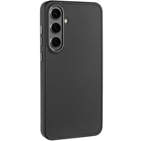 TPU чехол Bonbon Metal Style для Samsung Galaxy S24+ / S25+ Черный / Black