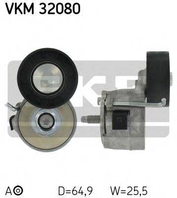 Натяжний ролик, поліклінового ременя (Вир-во SKF) SKF VKM32080 на FIAT PANDA (169)