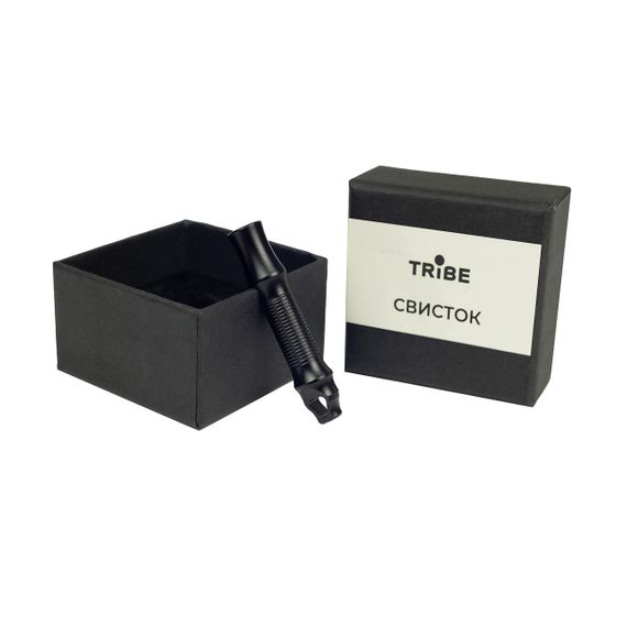 Свисток Tribe Whistle туристичний сигнальний чорний, Свисток аварійний для походу, полювання та виживання | Зображення 2