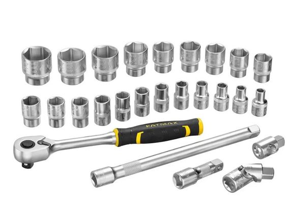 Набір торцевих головок Stanley 1/2 FATMAX Maxi Drive шестигранних 26 предметів (FMMT98103-1)