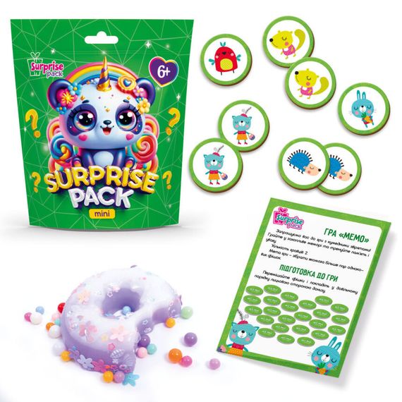 Ігровий набір-сюрприз "Surprise Pack Mini 4" VT8040-04 настільна гра та сквіш | Зображення 1