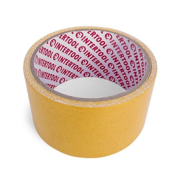 Скотч двосторонній на тканинній основі 5 м, 50 мм INTERTOOL KT-0961 | Зображення 3