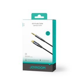 Аудіо-кабель JoyRoom AUX to Lightning 1.2m /black/ SY-A06