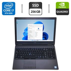 Мобильная рабочая станция Dell Precision 7540 / 15.6" (1920x1080) IPS / Intel Core i7-9850H (6 (12) ядер по 2.6 - 4.6 GHz) / 16 GB DDR4 / 256 GB SSD / nVidia Quadro T1000, 4 GB GDDR6, 128-bit б/у
