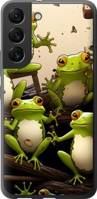 Чехол на Samsung Galaxy S22 Жабки "5656u-2494-17620"