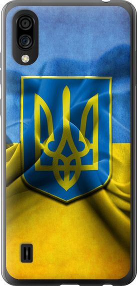Чехол на ZTE Blade A5 2020 Флаг и герб Украины 1 "375u-2111-17620"