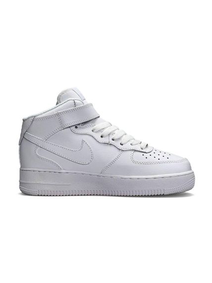 Кроссовки зимние Air Force 1 High All White Fur , Вьетнам 40 25.5 см | Зображення 3