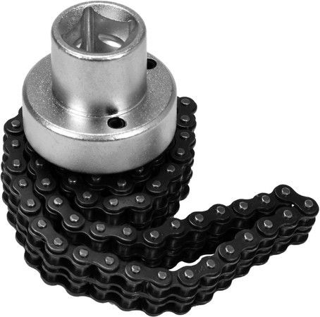 Ключ до оливного фільтру ланцюговий YATO : квадрат- 1/2", Ø=60-115 мм, Cr-V YT-08253 | Зображення 1