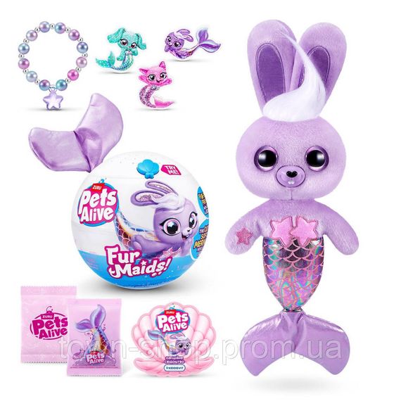 Интерактивный игровой набор серии "Furmaids" Кролик Старлет Pets & Robo Alive 9555B | Зображення 1