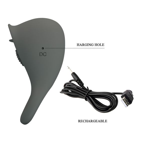 Эрекционное кольцо PRETTY LOVE Master rin, 12 licking settings sexstyle | Зображення 12