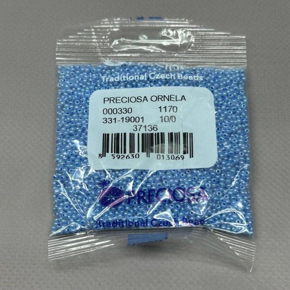Бисер чешский Preciosa 10/0, цвет 37136 - 50 г | Зображення 1