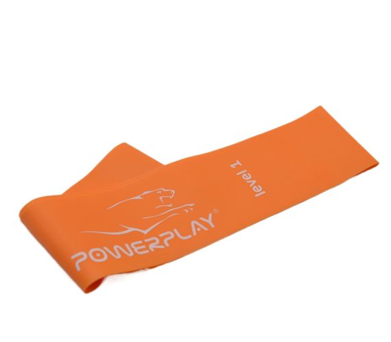 Резинка для фітнесу PowerPlay 4140 Level 1 Stretch Band (1-5 кг.) Помаранчева | Зображення 2