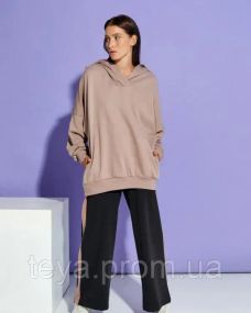 Толстовка колір коричневий розмір XL FI_004132