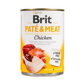 Влажный корм Brit Care Pate &amp; Meat для собак, с курицей, 400 г