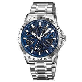 Чоловічий годинник Skmei 9337SIBU Silver-Blue