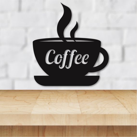Панно декоративная картина на стену Чашка Coffee LED 16 цветов телефон 300х330 acr-p000036