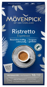 Nespresso капсули Movenpick Ristretto espresso в капсулах Неспресо міцна кава