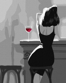 Картина по номерам "Вечерние мысли" Идейка KHO4839 40х50 см