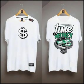 Футболка чоловіча з принтом повсякденна L Білий