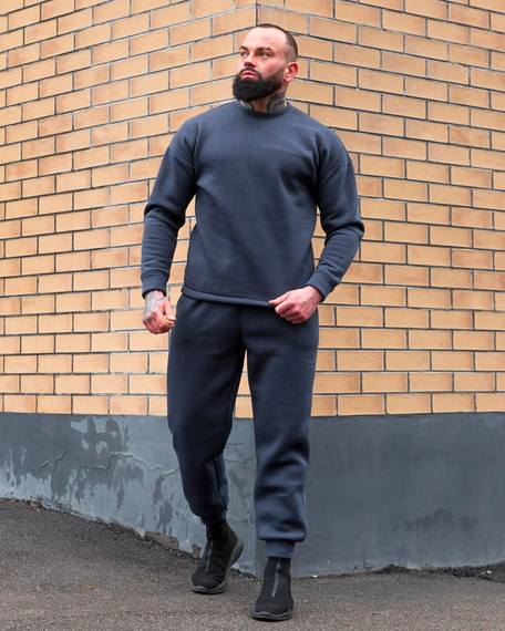 Костюм Зефір зимовий сіро-синій S L | Зображення 2