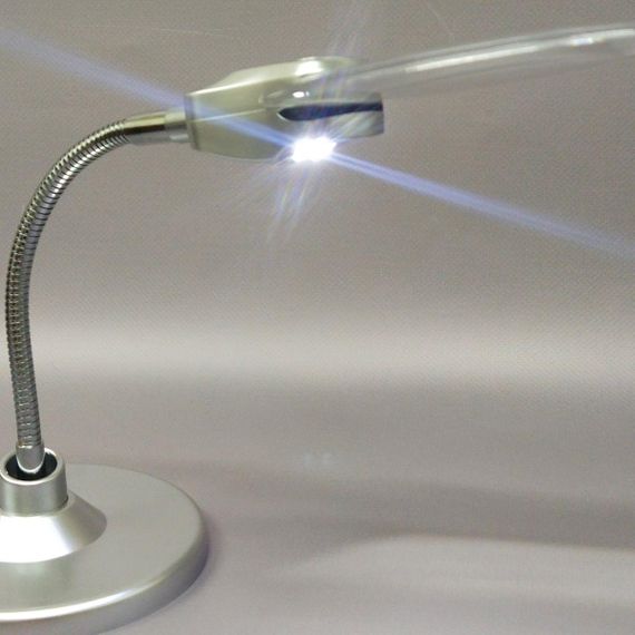 Лупа настільна з LED підсвічуванням MG5B-4 - діаметр лінзи 107 мм | Зображення 6