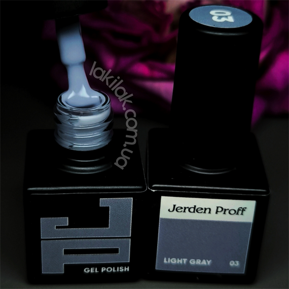 Гель-лак Jerden Proff №03 (світло-сірий) 5 мл
