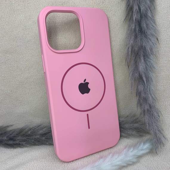 Чохол м'який Iphone 14 Pro Max MagSafe SoftTouch Протиударний Рожевий