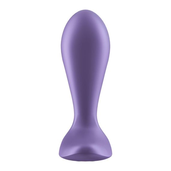 Анальна пробка Satisfyer Intensity Plug Purple силіконова водонепроникна вібропробка з 12 режимами | Зображення 5
