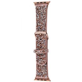Ремінець Bling World Rock Diamond для Apple Watch 42(ser.1-3)/44/45/46/49mm Рожевий