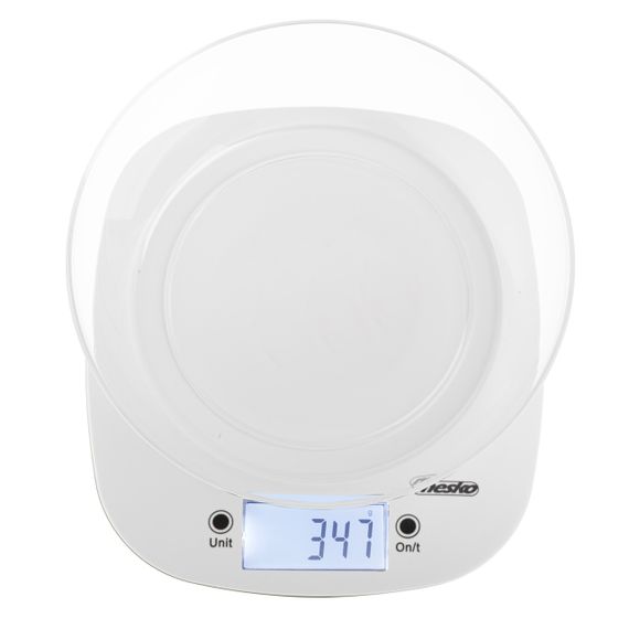 Ваги кухонні електронні Mesko MS 3179 білі до 5 кг зі знімною чашею | Зображення 2