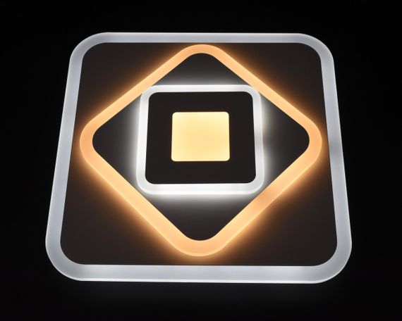 Сучасний квадратний світильник стельовий LED для кімнати кухні ванної 26161 Білий 5х35х35 см. | Зображення 1