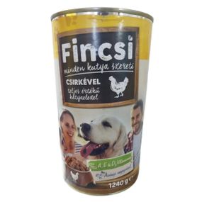 Fincsi Курка, Консерва для собак, 1,24 кг