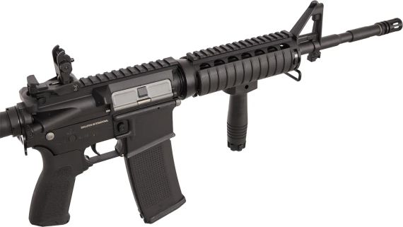 Страйкбольна гвинтівка Evolution Recon SOPMOD 14.5 Carbontech AEG 6 мм Black | Зображення 4