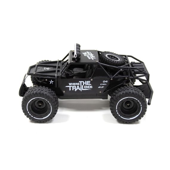 Металлическая матовая машинка Off-Road Crawler На Р/У Race чёрная | Зображення 3