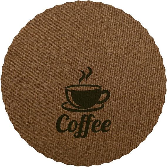 Сервировочные коврики под горячее Doily Coffee набор 12шт 38см