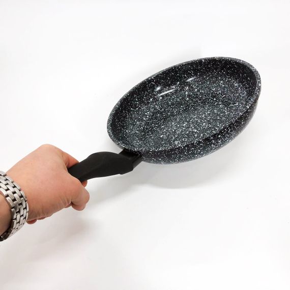 Сковорода Unique UN-5103-22 з антипригарним покриттям 22см Сірий граніт | Зображення 2