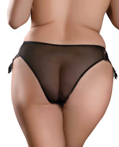 Вібратор в трусики Pipedream Hookup Panties Remote Princess зі знімною віброкулею, чорний, S-L Sex Aura | Зображення 4
