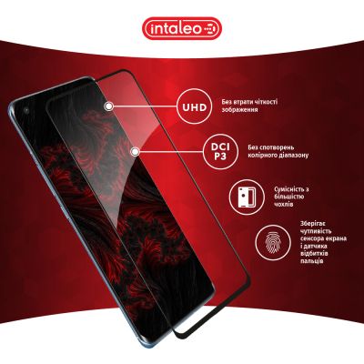 Стекло защитное Intaleo Full Glue Xiaomi Mi 11 Pro Black (1283126521164) | Зображення 3
