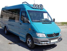 Передній захист ST015-2 (нерж.) для Mercedes Sprinter 1995-2006 рр